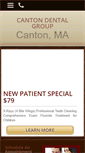 Mobile Screenshot of cantondentalgroup.com